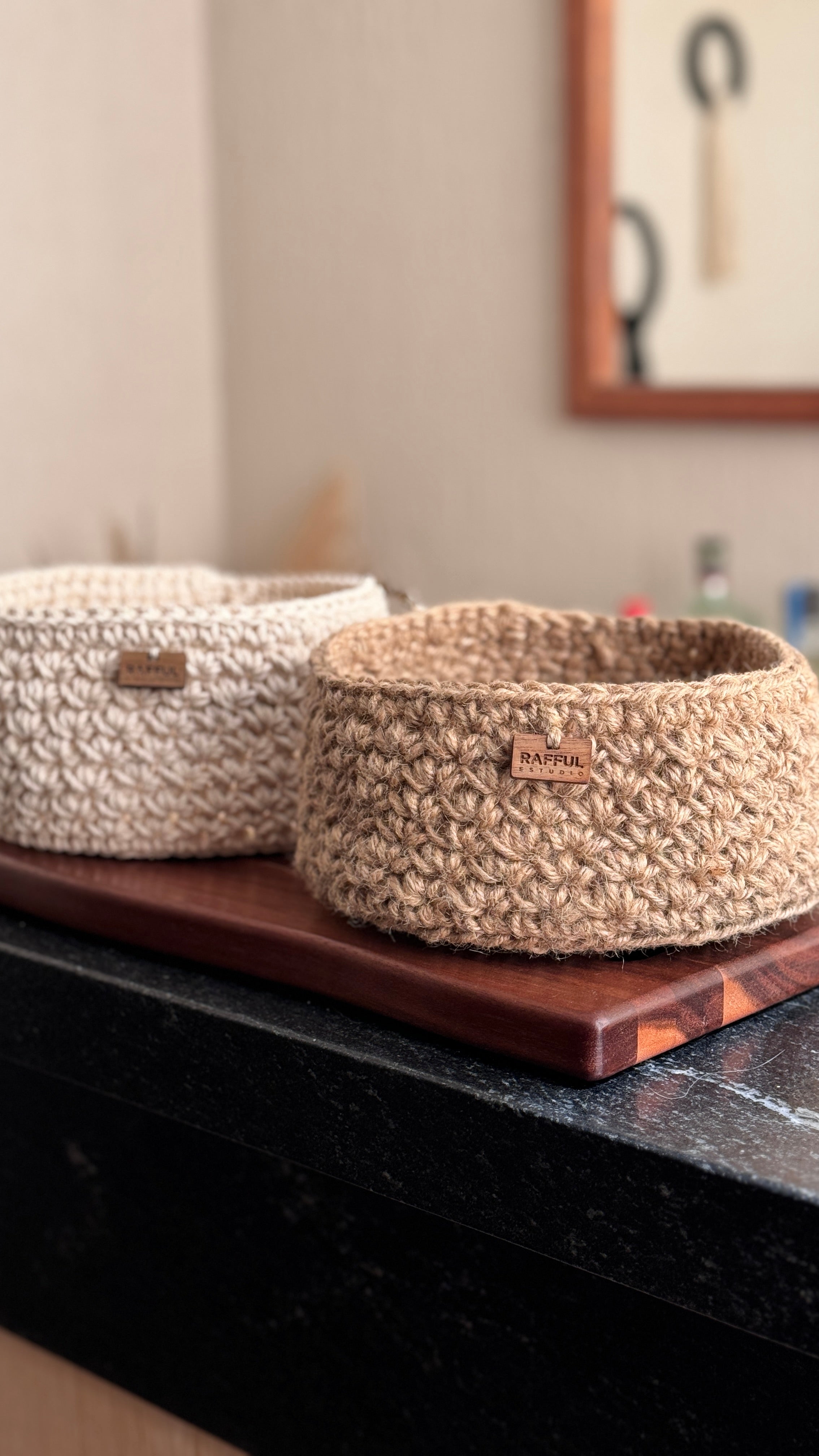 Canasta Zua Tejida Crochet