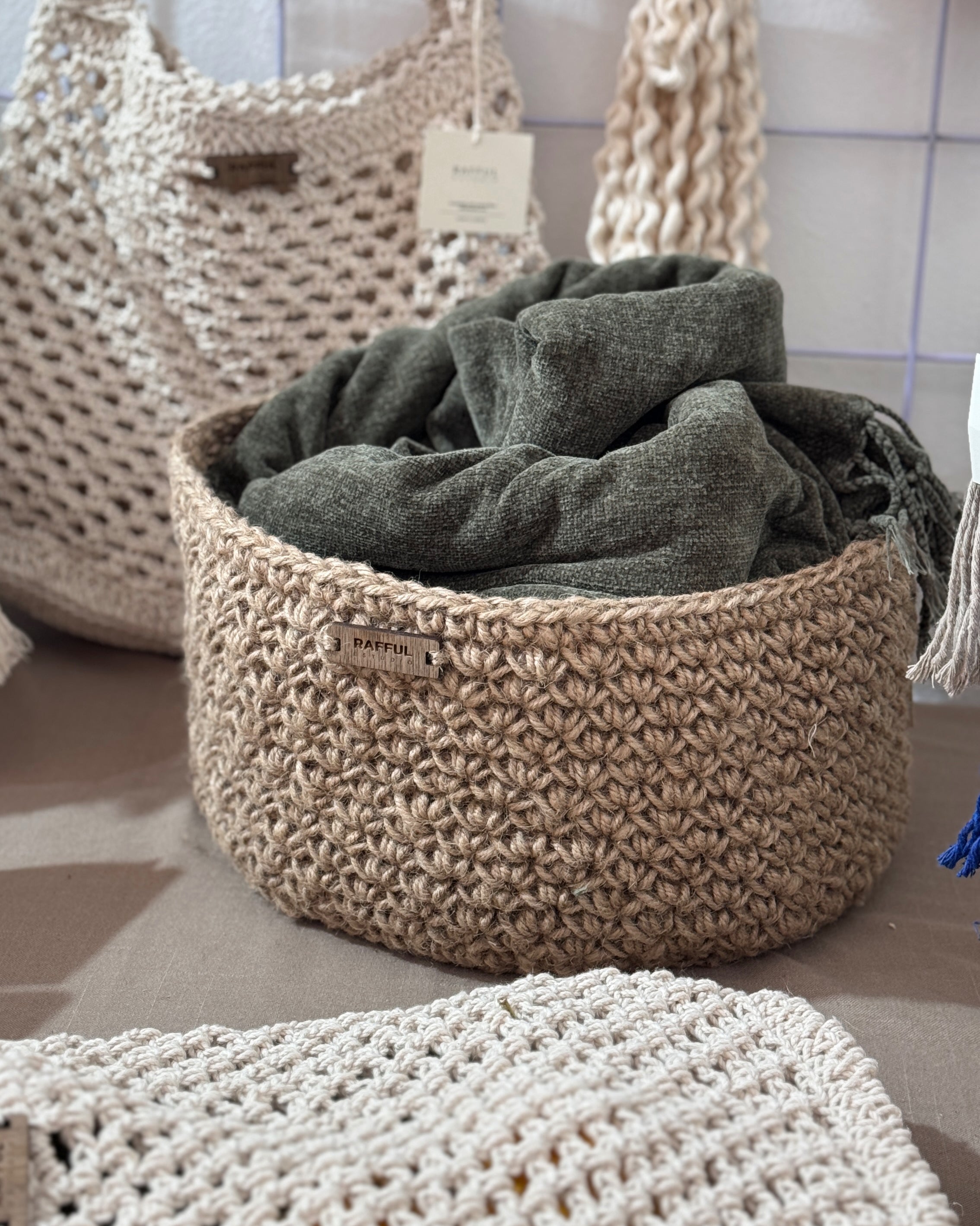 Canasta Zua Tejida Crochet