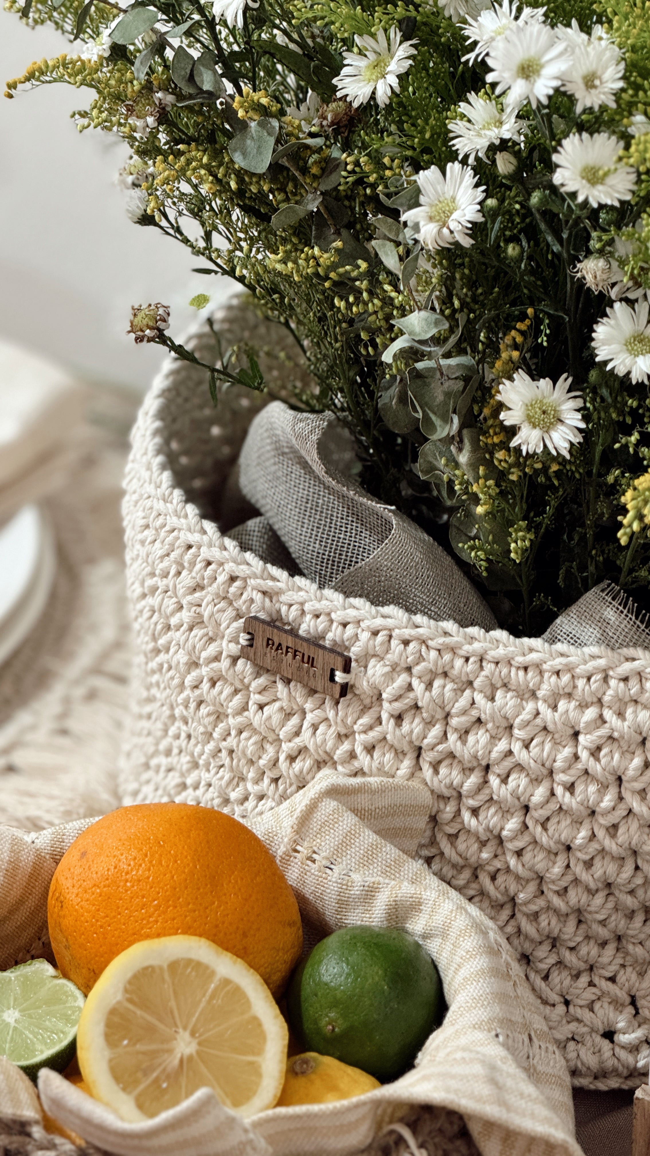 Canasta Zua Tejida Crochet