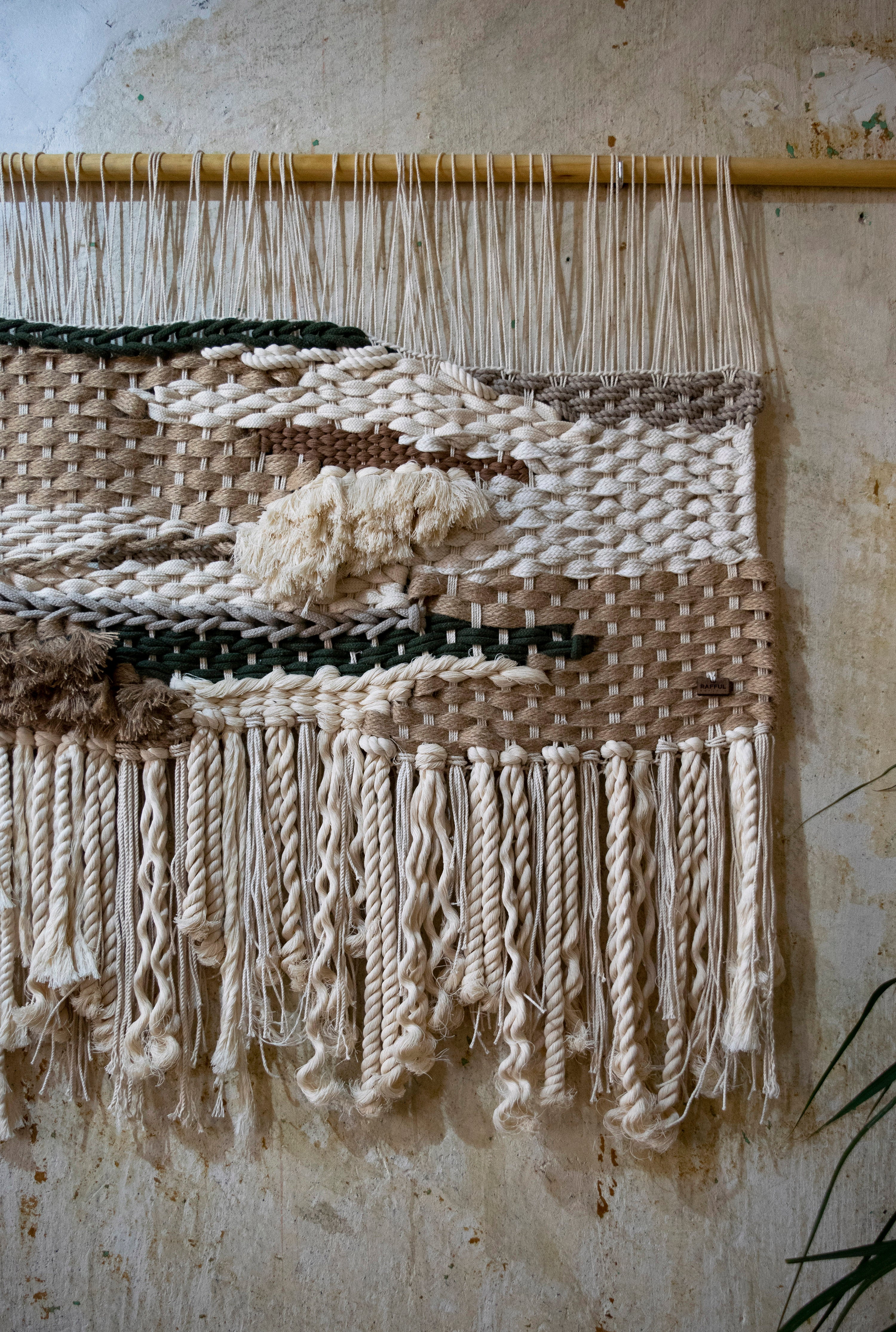 Tapiz Textil Coralina Verde